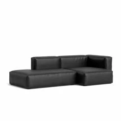 Hay Mags Soft 2.5 Seater Sofa Comb. 3 -vitra shop 1021776105897 Mags Soft 25 Seater Combination 3 Right Sense black dark grey stitching