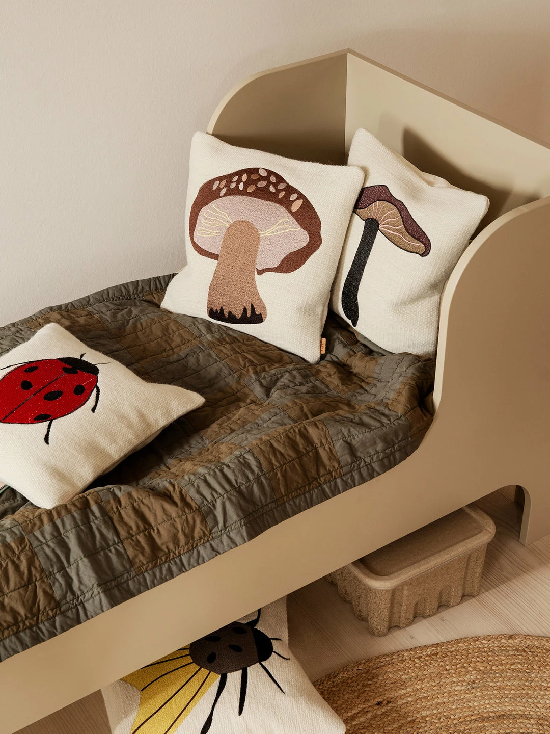 Ferm Living Forest Cushion Ladybird 4 Ferm Living Forest Cushion Ladybird - Image 2