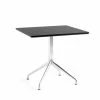 Hay AAT 15 Table 2 Hay AAT 15 Table -vitra shop 1933971009000 AAT 15 L80xW80xH74 black lino alu frame