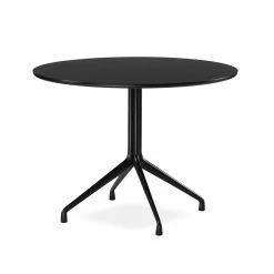 Hay AAT 20 Table -vitra shop 1934221009000 AAT20 dia100xH73 black linoleum tabletop black frame