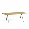 Hay Pyramid Table 02 1 Hay Pyramid Table 02 -vitra shop 1955111009000 Pyramid Table 02 L190xW85 Frame beige Top oak clear lacquered