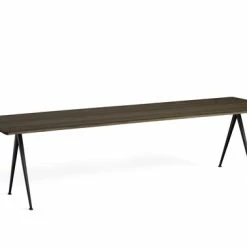 Hay Pyramid Table 02 -vitra shop 1955212009000 Pyramid Table 02 L300xW85 Frame black Top smoked oak