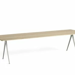 Hay Pyramid Table 02 -vitra shop 1955231509000 Pyramid Table 02 L300xW85 Frame beige Top oak matt lacquered
