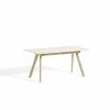 Hay CPH30 Extendable Dining Table -vitra shop 2577172039000 CPH 30 Extendable Table L160 310 x W80 Off white lino top wb lacquer oak frame