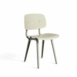 Hay Revolt Chair -vitra shop 9368133509000 Revolt rice seat and back beige steel base