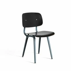 Hay Revolt Chair -vitra shop 9368151009000 Revolt black shell ocean steel base