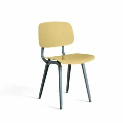 Hay Revolt Chair -vitra shop 9368153009000 Revolt biscotti seat and back ocean steel base 1