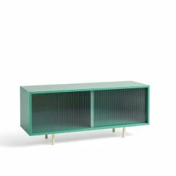 Hay Colour Cabinet Floor -vitra shop 945612 Colour Cabinet M w. glass doors floor dark mint
