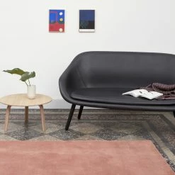 Hay AAL Sofa -vitra shop AAL Sofa Sense black black wb lacquer oak base Bella Coffee Table wb Lacquer