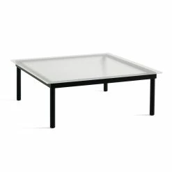 Hay Kofi Coffee Table 100×100 17 Hay Kofi Coffee Table 100×100 -vitra shop AB202 A820 AE46 Kofi 100x100 clear reeded glass tabletop black wb lacquer oak frame scaled 1
