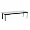 Hay Kofi Coffee Table L140 2 Hay Kofi Coffee Table L140 -vitra shop AB202 A822 AE44 Kofi 140x50 clear glass tabletop black wb lacquer oak frame 1