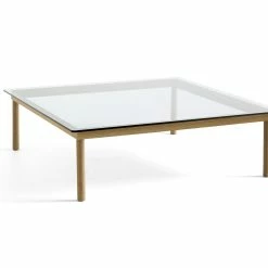 Hay Kofi Coffee Table 120×120 -vitra shop AB203 A821 AE44 Kofi 120x120 clear glass tabletop wb lacquer oak frame scaled 1