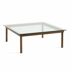 Hay Kofi Coffee Table 100×100 14 Hay Kofi Coffee Table 100×100 -vitra shop AB204 A820 AE44 Kofi 100x100 clear glass tabletop wb lacquer walnut frame scaled 1