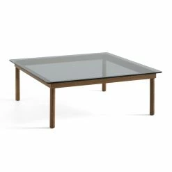 Hay Kofi Coffee Table 100×100 12 Hay Kofi Coffee Table 100×100 -vitra shop AB204 A820 AE47 Kofi 100x100 grey tinted glass tabletop wb lacquer walnut frame scaled 1