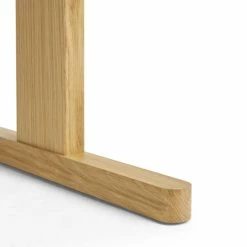 Hay Passerelle Desk Veneer Top -vitra shop AB780 A293 AI03 Passerelle Desk wb lacquer oak frame and edge ink black powder coated crossbar 04