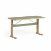 Hay Passerelle Desk Colour Top 2 Hay Passerelle Desk Colour Top -vitra shop AB782 A293 AI15 Passerelle Desk L140xW65xH74 olive linoleum tabletop wb lacquer oak frame edge thyme green powder coated crossbar e1674662969824