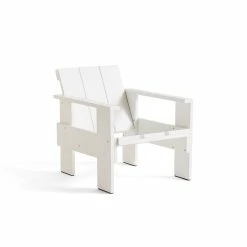HAY Crate Lounge Chair -vitra shop AD118 C944 Crate Lounge Chair white wb lacquer pinewood