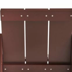 HAY Crate Lounge Chair -vitra shop AD118 C946 Crate Lounge Chair iron red wb lacquer pinewood detail 02