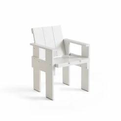 HAY Crate Dining Chair -vitra shop AD119 C944 Crate Dining Chair white wb lacquer pinewood