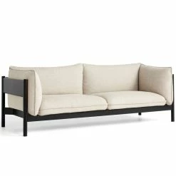 Hay Arbour Eco 3 Seater Sofa – Black Beech Frame