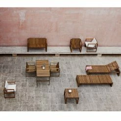 Carl Hansen BK11 Outdoor Lounge Chair With Cushion 7 Carl Hansen BK11 Outdoor Lounge Chair With Cushion -vitra shop Carl Hansen BK12 Outdoor Lounge Sofa Lifestyle1 3