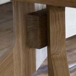 Case Cross Extending Table -vitra shop Case Furniture Cross Extending Dining Table Oak base detail