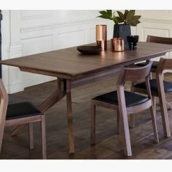 Case Cross Extending Table -vitra shop Case Furniture Cross Extending Dining Table Walnut lifestyle 2