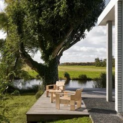 HAY Crate Lounge Chair -vitra shop Crate Lounge Chair wb lacquered pinewood Crate Low Table wb lacquered pinewood