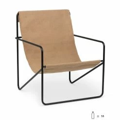 Ferm Living Desert Lounge Chair – Black