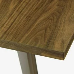 Vitra EM Dining Table With Solid Walnut Top -vitra shop EM table walnut