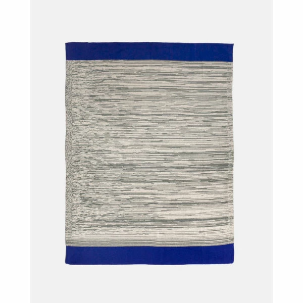 Ferm Living Kids Dusty Rainbow Blanket Blue 3 Ferm Living Kids Dusty Rainbow Blanket Blue