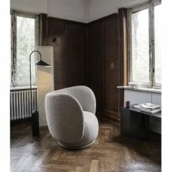 Ferm Living Rico Lounge Chair -vitra shop Ferm Living Rico Chair Boucle Lifestyle1