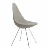 Fritz Hansen Drop Chair Fully Upholstered 1 Fritz Hansen Drop Chair Fully Upholstered -vitra shop Fritz Hansen Drop Chair Canvas Beige