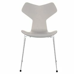 Fritz Hansen Grand Prix Chair Chromed Steel Base