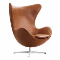 Fritz Hansen Egg™ Lounge Chair -vitra shop Fritz Hansen Leather Egg Lounge Chair
