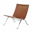 Fritz Hansen PK22™ Lounge Chair Leather -vitra shop Fritz Hansen PK22 Leather Walnut