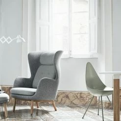 Fritz Hansen RO Lounge Chair 19 Fritz Hansen RO Lounge Chair -vitra shop Fritz Hansnen Ro Longe Chair Grey