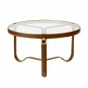 Gubi Adnet Coffee Table – Circular, Ø70 -vitra shop Gubi Adnet Tan Leather 70cm