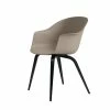 Gubi Bat Dining Chair – Wooden Base -vitra shop Gubi Beetle bat chair wooden base new beige