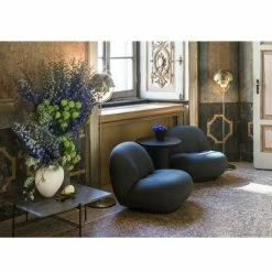 Gubi Pacha Lounge Chair – Fully Upholstered -vitra shop Gubi Pacha Lounge chair lifestyle2