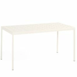 Hay Balcony Outdoor Dining Table -vitra shop Hay Balcony Outdoor Dining Table Chalk Beige Length 144