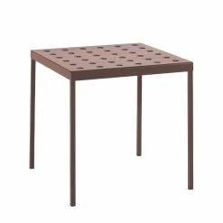 Hay Balcony Square Dining Table 14 Hay Balcony Square Dining Table -vitra shop Hay Balcony Outdoor Square Dining Table Iron Red