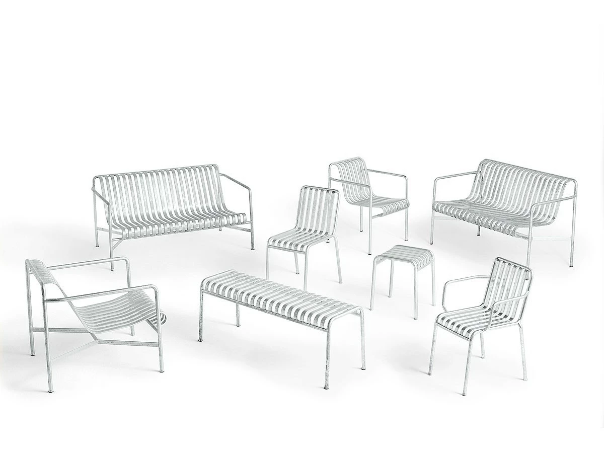 Hay Palissade Bench – Hot Galvanised Steel 4 Hay Palissade Bench – Hot Galvanised Steel - Image 2
