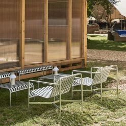 Hay Palissade Ottoman – Hot Galvanised Steel -vitra shop Hay Palissade Ottoman Hot Galvanised Steel Lifestyle4