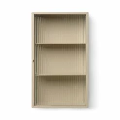 Ferm Living Haze Wall Cabinet – Reeded Glass