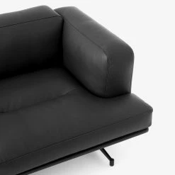 &Tradition Inland Sofa 3-seater -vitra shop Inland AV22 AV23 Noble Black Leather Detail