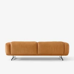 &Tradition Inland Sofa 3-seater -vitra shop Inland AV23 Leather Cognac Back