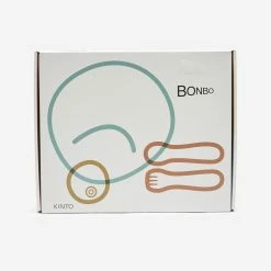 Kinto Bonbo 4 Piece Children’s Dining Set -vitra shop KINTO BONBO 4 PIECE SET YELLOW AW20 GOODHOOD 55886 925x