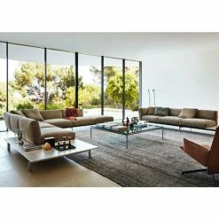Knoll Avio Sofa With Table -vitra shop Knoll Avio with table lifestyle2
