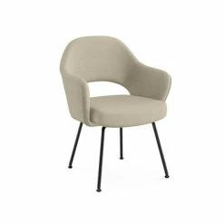 Knoll Conference Armchair Chrome Legs -vitra shop Knoll Conference armchair beige